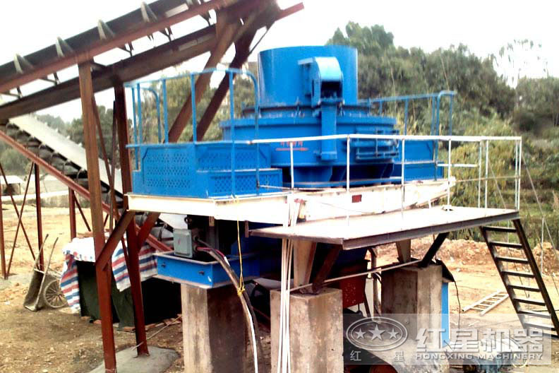 浙江河卵石制砂生產(chǎn)線現(xiàn)場 浙江河卵石制砂生產(chǎn)線現(xiàn)場